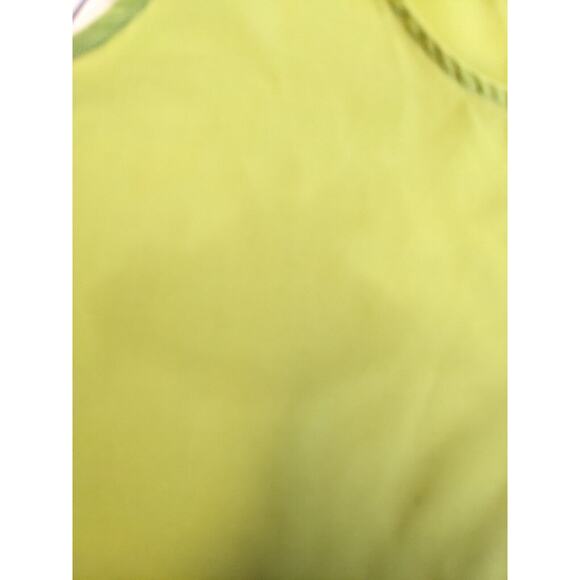 KBF Womens Size Small Top Blouse Olive Green Scoop Neck Sleeveless - Picture 2 of 13